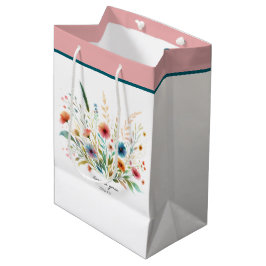 グレースの中で花開く ミディアムペーパーバッグ