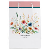 グレースの中で花開く ミディアムペーパーバッグ (裏面)