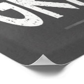 グレースはここでクリスチャンの黒板のルックサインが起こる ポスター (角)