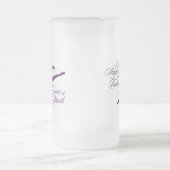 グレースは私のブラシ（ダンス）すりガラスのビールマグ フロストグラスビールジョッキ (中央)