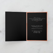 グレースイーツピーチバラ&フローラネクタイ 招待状 (内部)