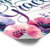 グレースオングレースクリスチャンウォールアートプリント ポスター (角)