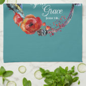 グレースオングレースジョン1:16聖なる書物、 経典 キッチンタオル (折り畳み)