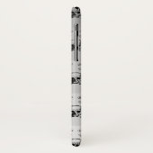 グレースカルハロウィーンモノグラムパーソナライズされた Case-Mate iPhoneケース (裏面/左)