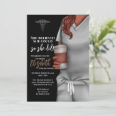 グレースクラブス看護学校卒業招待状 招待状 (スタンド正面)