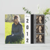 グレースケモダンール卒業案内 招待状 (スタンド正面)