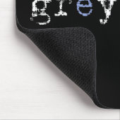 グレースケールのマウスパッド マウスパッド (コーナー)