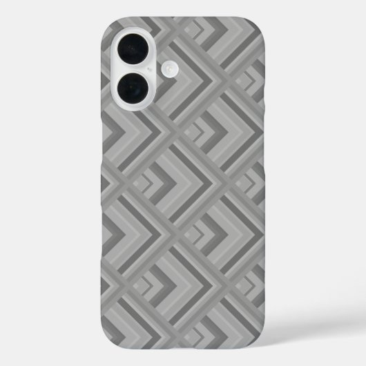 グレースケールの柄 Case-Mate iPhoneケース (裏面)