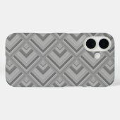 グレースケールの柄 Case-Mate iPhoneケース (裏面 (横))