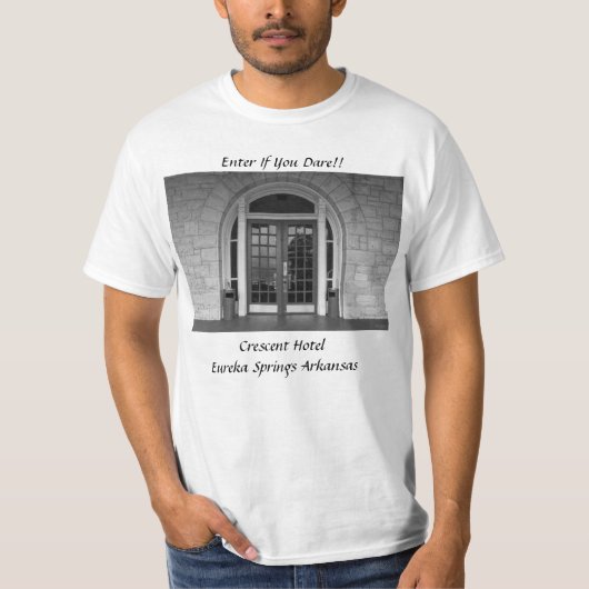 グレースケールもしを入力する Tシャツ (正面)
