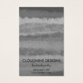 グレースケールイヤリングネックレスジュエリーディスプレイカード (裏面)