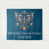 グレースケールオブジャスティス弁護士事務所オンブルー | タペストリー (正面(横))