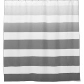 グレースケールグラデーション シャワーカーテン (正面)
