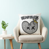 グレースケールハート&ソードポスターパンクロック美学 クッション (椅子)