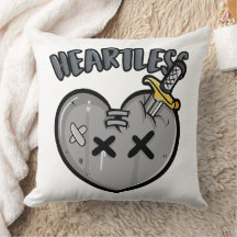 グレースケールハート&ソードポスターパンクロック美学