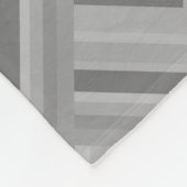 グレースケールパターン フリースブランケット (角)