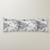グレースケールフェアレ華美ー城とつる植物縁ど ボディピロー (正面)