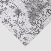 グレースケールフェアレ華美ー城とつる植物縁ど 薄葉紙 (詳細)