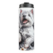 グレースケールフローラで検索 タンブラー (正面)