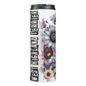 グレースケールフローラで検索 タンブラー (裏面)