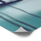 グレースケール隠しラグーン ポスター (角)