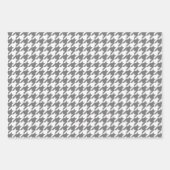 グレースケ千鳥格子のールラッピング紙シート ラッピングペーパーシート (正面2)
