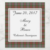 グレースコティッ結婚トのワインラベル ワインラベル (シングルラベル)