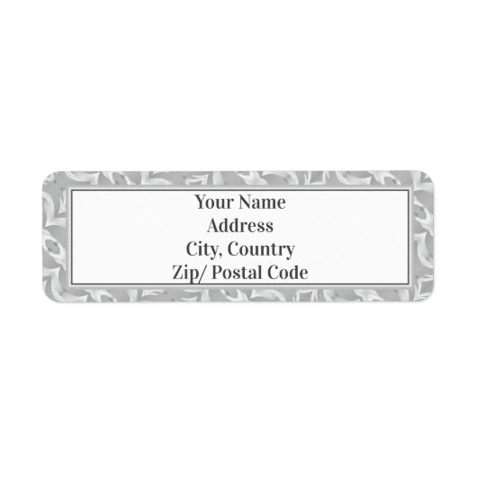 グレースタイリッシュと白 ラベル (正面)