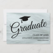 グレースタイリッシュの卒業発表 案内状 (正面)