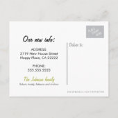 グレースタイリッシュの新しいアドレス案内はがき 案内ポストカード (裏面)