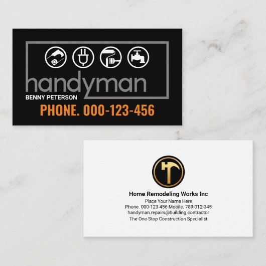 グレースタイリッシュの看板フレーム 名刺 (正面/裏面)