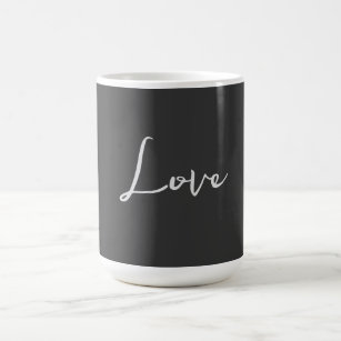 グレースタイリッシュの背景の結婚愛 コーヒーマグカップ