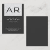 グレースタイリッシュウォールブリックモノグラム名刺 名刺 (正面/裏面)