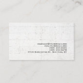 グレースタイリッシュウォールレッドモダン 名刺 (裏面)