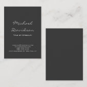 グレースタイリッシュスクラシカル・スクリプト・ビジネス・カード 名刺 (正面/裏面)