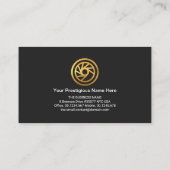 グレースタイリッシュスポーツカーのヘッドライトの詳細自動 名刺 (裏面)