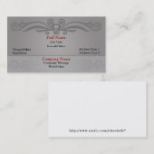 グレースタイリッシュスワール名刺テンプレート 名刺 (正面/裏面)