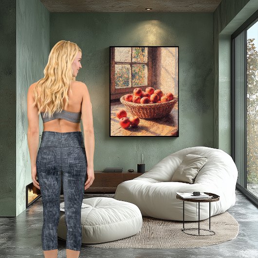 グレースタイリッシュデニムの外観:パーソナライズされたロゴと文字 カプリレギンス