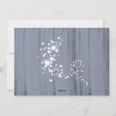 グレースタイリッシュハッピーホリデーズチャイルドフォトクリスマス シーズンカード (裏面)