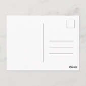 グレースタイリッシュバプティスマクロス招待状 ポストカード (裏面)