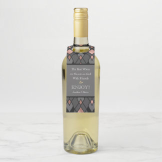 グレースタイリッシュホステスギフトワインボトルハンガー ボトルネックタグ