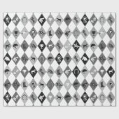 グレースタイリッシュ馬術用ダイヤモンドパターン ラッピングペーパー (フラット)