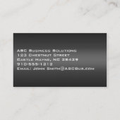 グレースタンダードビモダンジネスカード 名刺 (裏面)