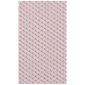 グレースターピンクレッドロビンリースクリスマス テーブルクロス (正面)