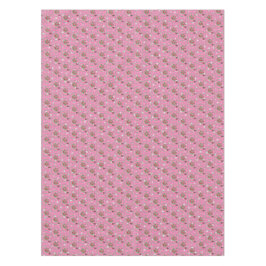 グレースターピンクレッドロビンリースクリスマス テーブルクロス