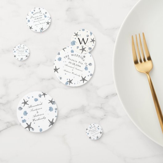 グレースターフィッシュブルービーチ結婚式 コンフェッティ (グループ)