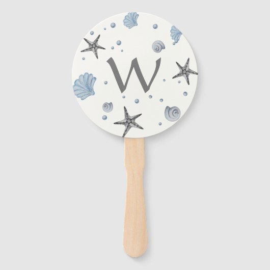 グレースターフィッシュブルービーチ結婚式 ハンドファン (裏面)