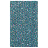 グレースターブルーレッドロビンリースクリスマス テーブルクロス (正面)