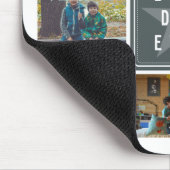 グレースター最高のパパエバー写真コラージュ マウスパッド (コーナー)