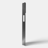 グレーステンレス鋼メタル Case-Mate iPhoneケース (裏面 / 右)